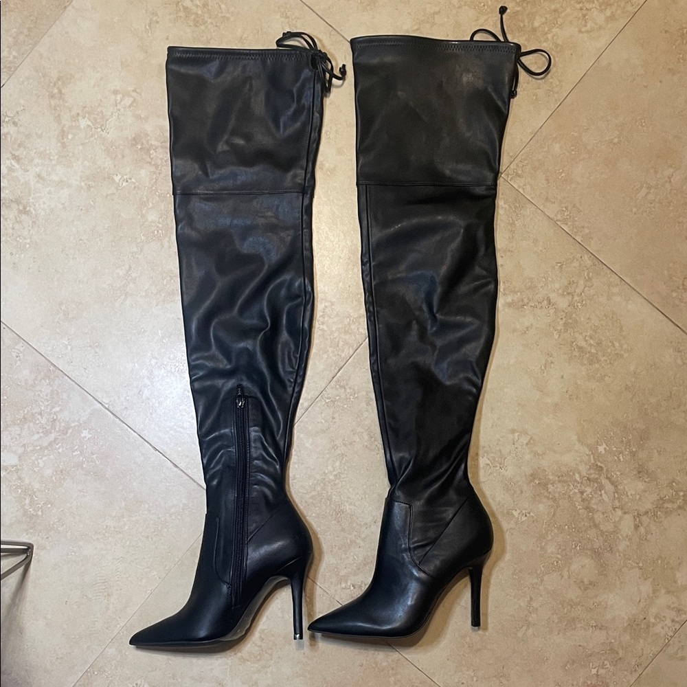Aldo Asteille Black Over-the-Knee Boots